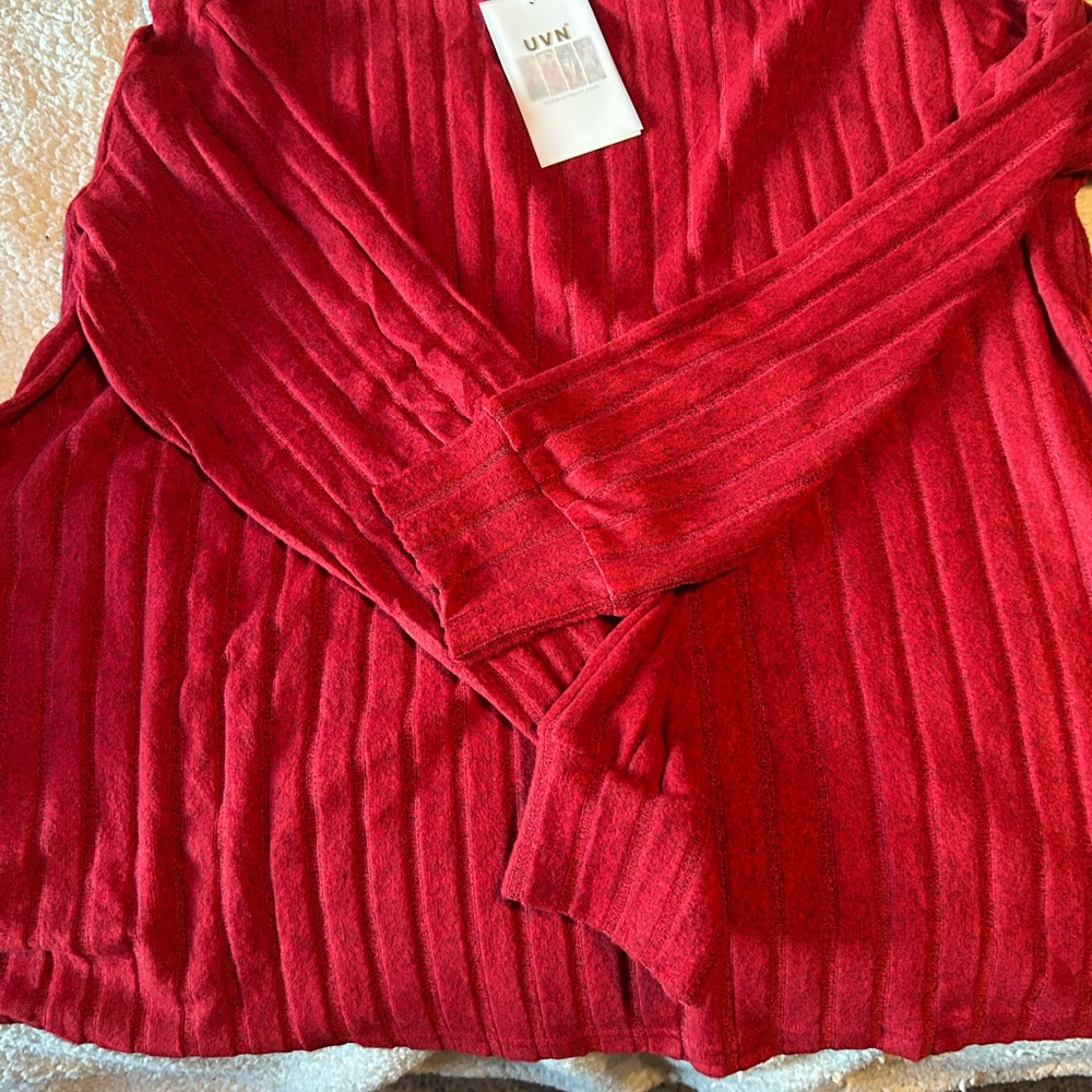 Women's Burgundy Pajama Set
